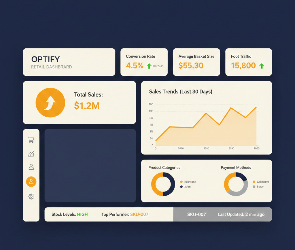 Optify retail dashboard